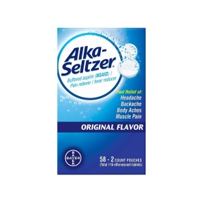 알카셀처 오리지널 제산제 116정 (2개입 x 58 파우치)