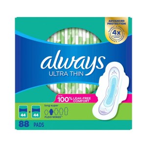 올웨이즈 울트라 씬 어드밴스 롱패드 88개입