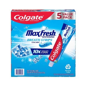 콜게이트 맥스후레쉬 쿨민트 치약 206g x 5개세트