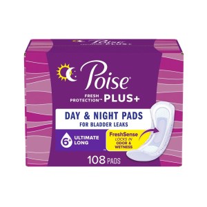 포이즈 플러스 요실금 산후 패드 얼티메이트 롱 108개입