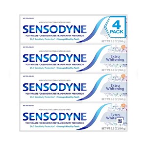 센소다인 엑스트라 화이트닝 치약 184g x 4개세트