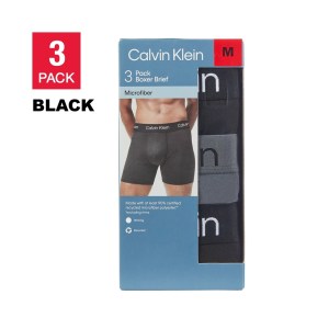 캘빈클라인 언더웨어 CK 남성용 박스 팬티 속옷 색상 블랙 3개세트