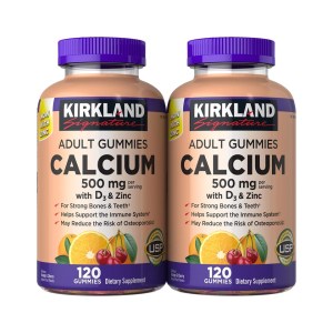 커클랜드 시그니처 칼슘 D3 성인용 젤리 500mg 240개