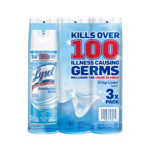 라이솔 소독제 스프레이 크리스피 린넨 3개세트 (57온스)