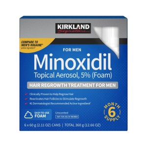 미녹시딜 직구 [커클랜드] 남성용 Minoxidil (폼 형태) 60g, 6병 (6개월분)
