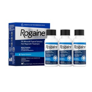 미녹시딜 직구 [로게인] 5% 남성용 Minoxidil (액상 형태) 60ml, 3개입 (3개월분)