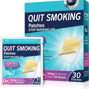 Quit Smoking Patches 금연패치/니코틴 패치 14mg (step 2) 30매