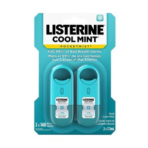 리스테린 포켓미스트 쿨민트 2개세트