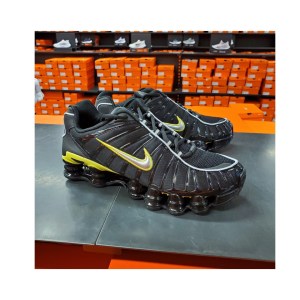 나이키 샥스 TL 블랙 다이나믹 엘로우 남성용