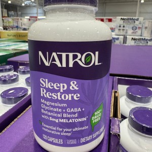 나트롤 슬립 앤 리스토어 멜라토닌 식물성 120캡슐