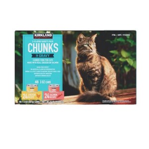 커클랜드 시그니처 청크 그레이비 고양이사료 버라이어티팩  캔 48개입