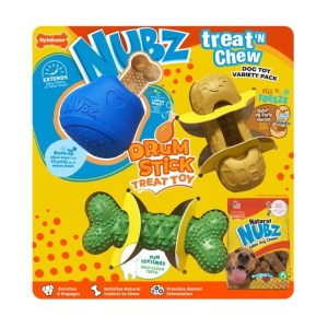 나일라본 NUBZ 트릿 앤 츄 강아지 장난감 버라이어티팩 3종세트
